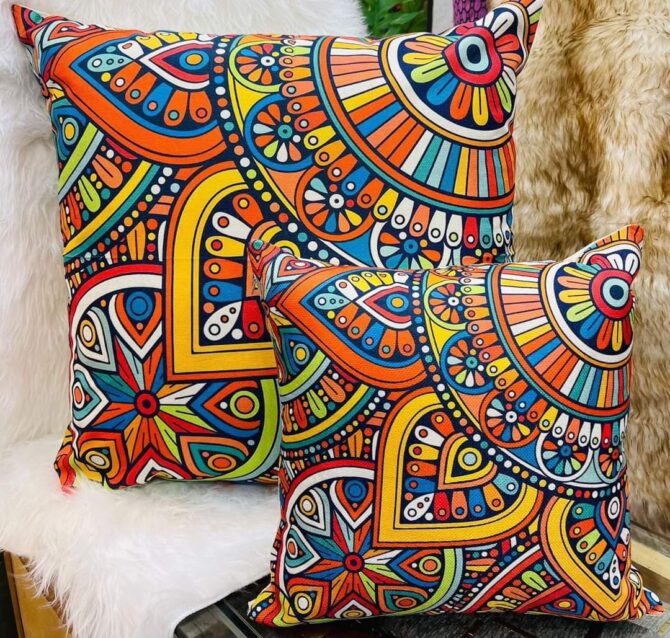 Digital Printed Cushion Covers 18x18 Inches 2